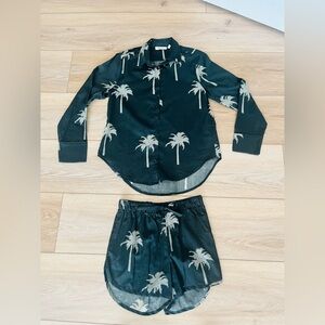 Chalmers Palm Tree Print Pajamas